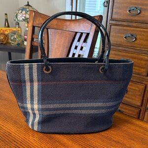 Burberry Blue Tote Bag